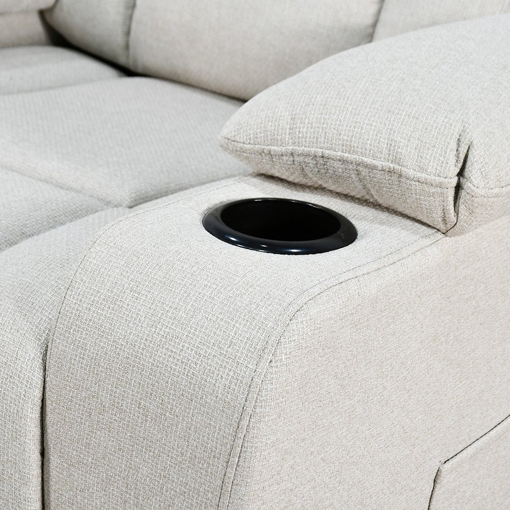 كرسي استرخاء فاخر هزاز دوار بتصميم مودرن بيج كرسي استرخاء فاخر هزاز دوار بتصميم مودرن بيج