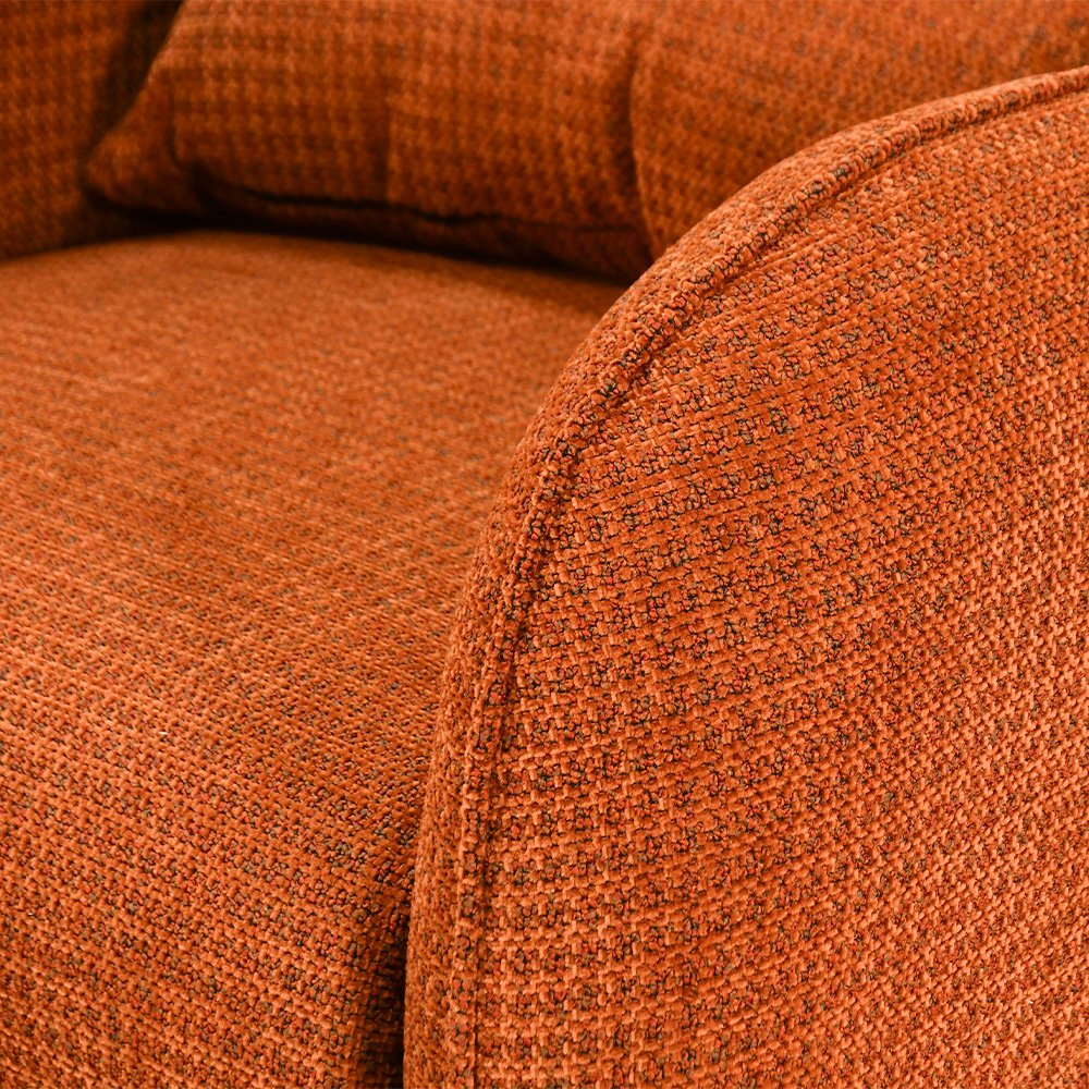 كرسي استرخاء فخم هزاز دوار قماشي مودرن هافان