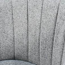 كرسي بار عصري قماش بقاعدة معدنية رمادي كرسي بار عصري قماش بقاعدة معدنية رمادي