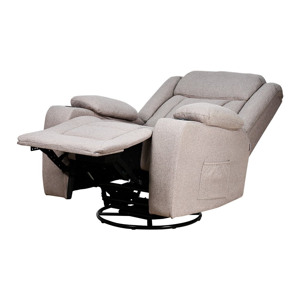 كرسي استرخاء هزاز دوار قماشي 