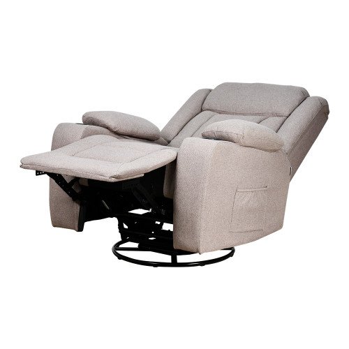 كرسي استرخاء هزاز دوار قماشي 