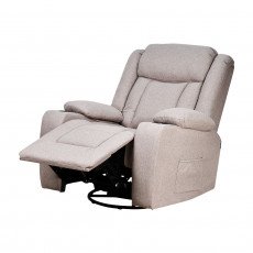 كرسي استرخاء هزاز دوار قماشي 