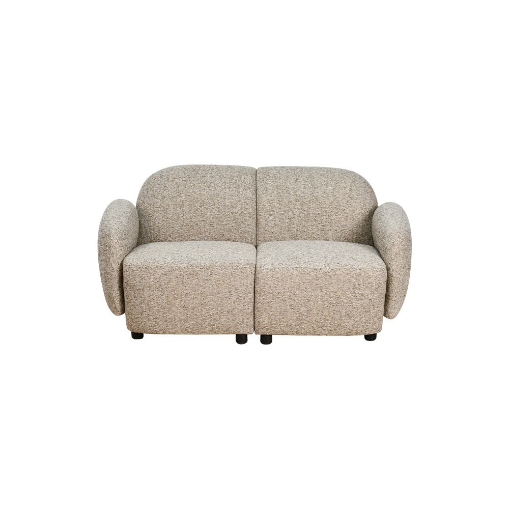 طقم كنب 2 مقعد فاخر مع كرسيين دوار وثابت كافيه