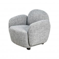 طقم كنب 2 مقعد فاخر مع كرسيين دوار وثابت رمادي