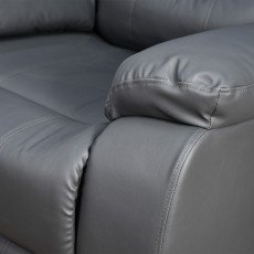 كرسي استرخاء فخم هزاز دوار بتصميم عصري جلد