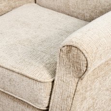 كرسي مفرد فخم قماش بهيكل خشبي مودرن كافيه