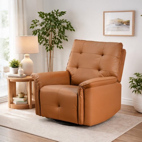 كرسي استرخاء فخم هزار دوار جلد بتصميم عصري جملي كرسي استرخاء فخم هزار دوار جلد بتصميم عصري جملي