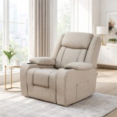 كرسي استرخاء فاخر هزاز دوار قماشي مودرن كافيه