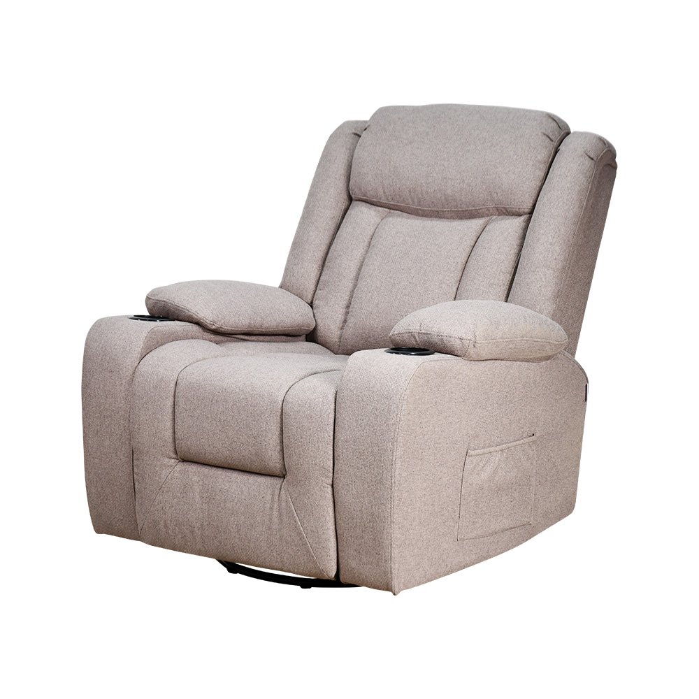 كرسي استرخاء هزاز دوار قماشي 