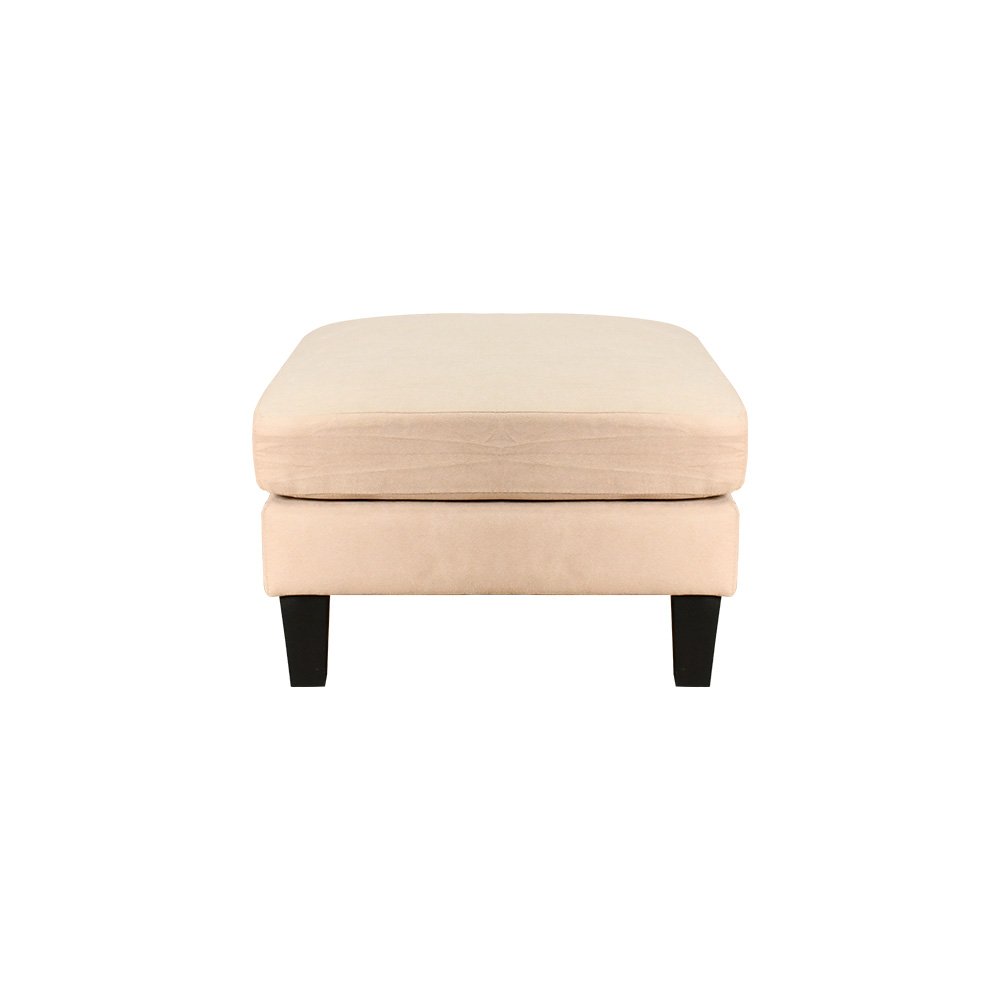 كنبة زاوية مودرن قماش تصميم عصري بيج