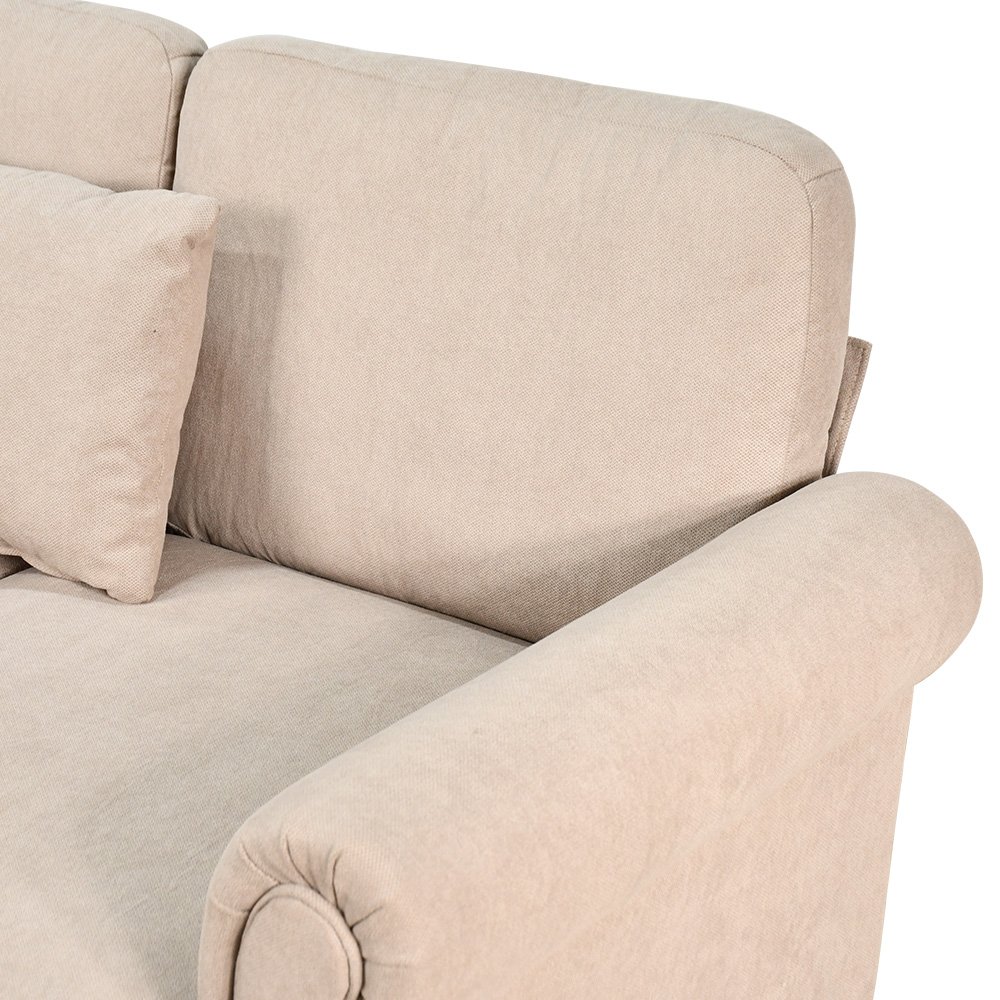 كنبة زاوية مودرن قماش تصميم عصري كافيه