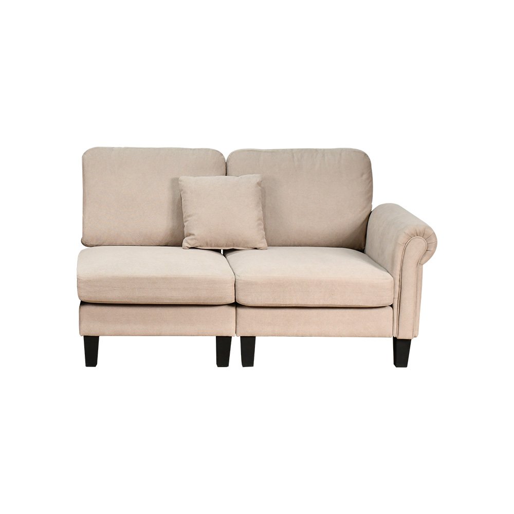 كنبة زاوية مودرن قماش تصميم عصري كافيه