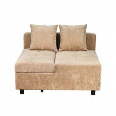 كنبة فاخرة قابلة للتعديل الي سرير مودرن مع تخزين كوفي