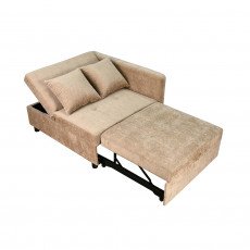 كنبة فاخرة قابلة للتعديل الي سرير مودرن مع تخزين كوفي