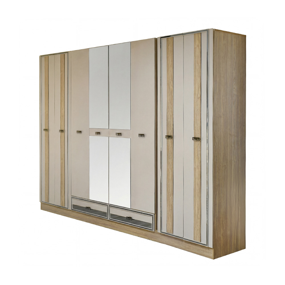 غرفة نوم متكاملة نيوكلاسيك خشبي 