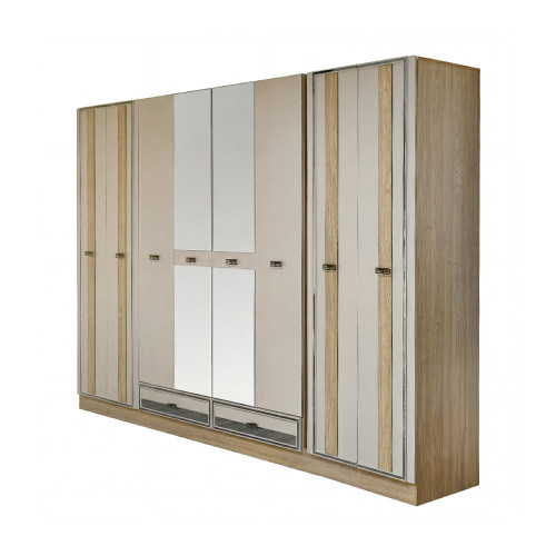 غرفة نوم متكاملة نيوكلاسيك خشبي 