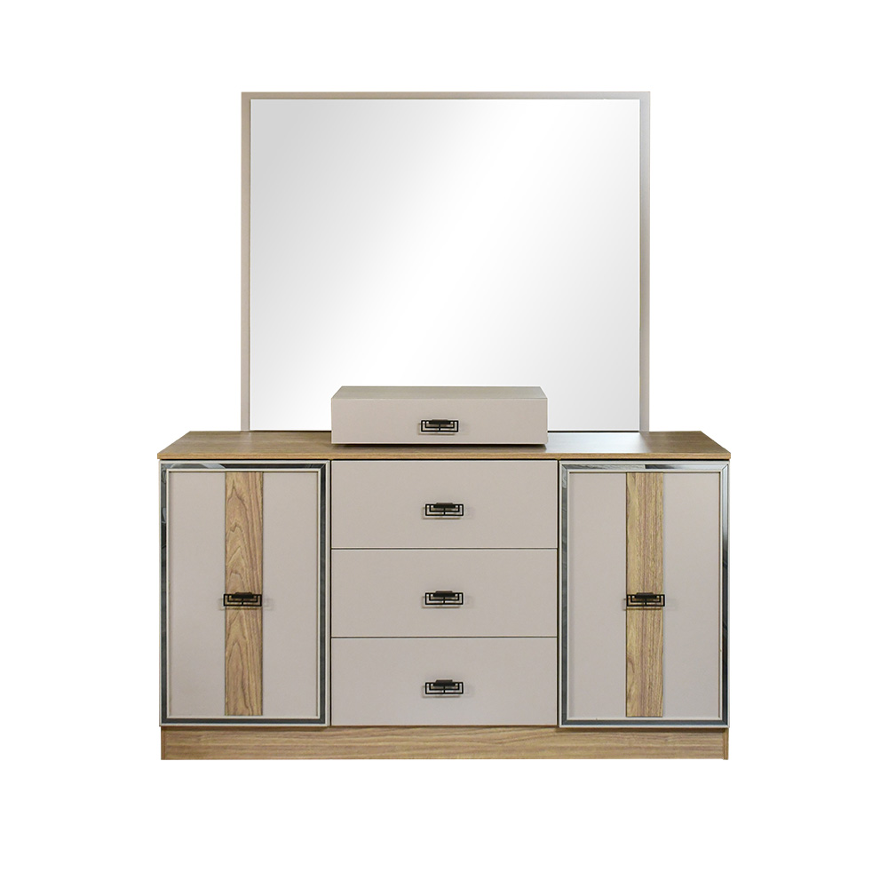 غرفة نوم متكاملة نيوكلاسيك خشبي 