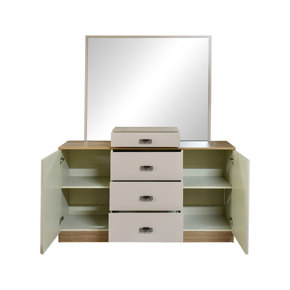 غرفة نوم متكاملة نيوكلاسيك خشبي 