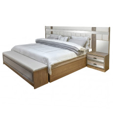 غرفة نوم متكاملة نيوكلاسيك خشبي 