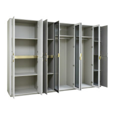 غرفة نوم متكاملة نيوكلاسيك بيج وذهبي