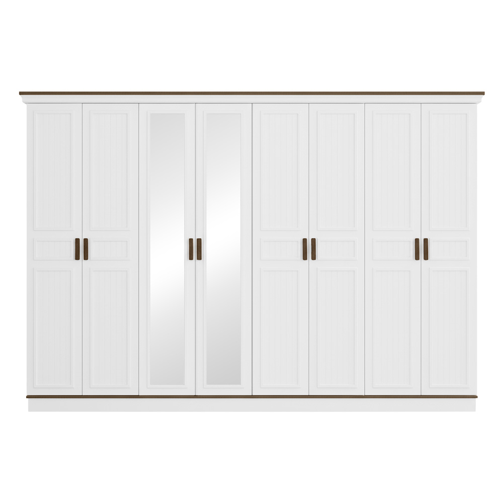 غرفة نوم متكاملة مودرن أبيض 