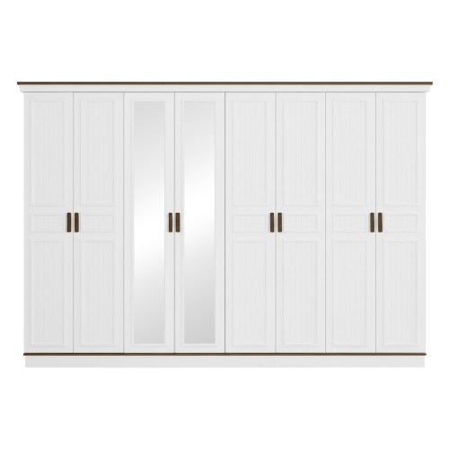 غرفة نوم متكاملة مودرن أبيض 