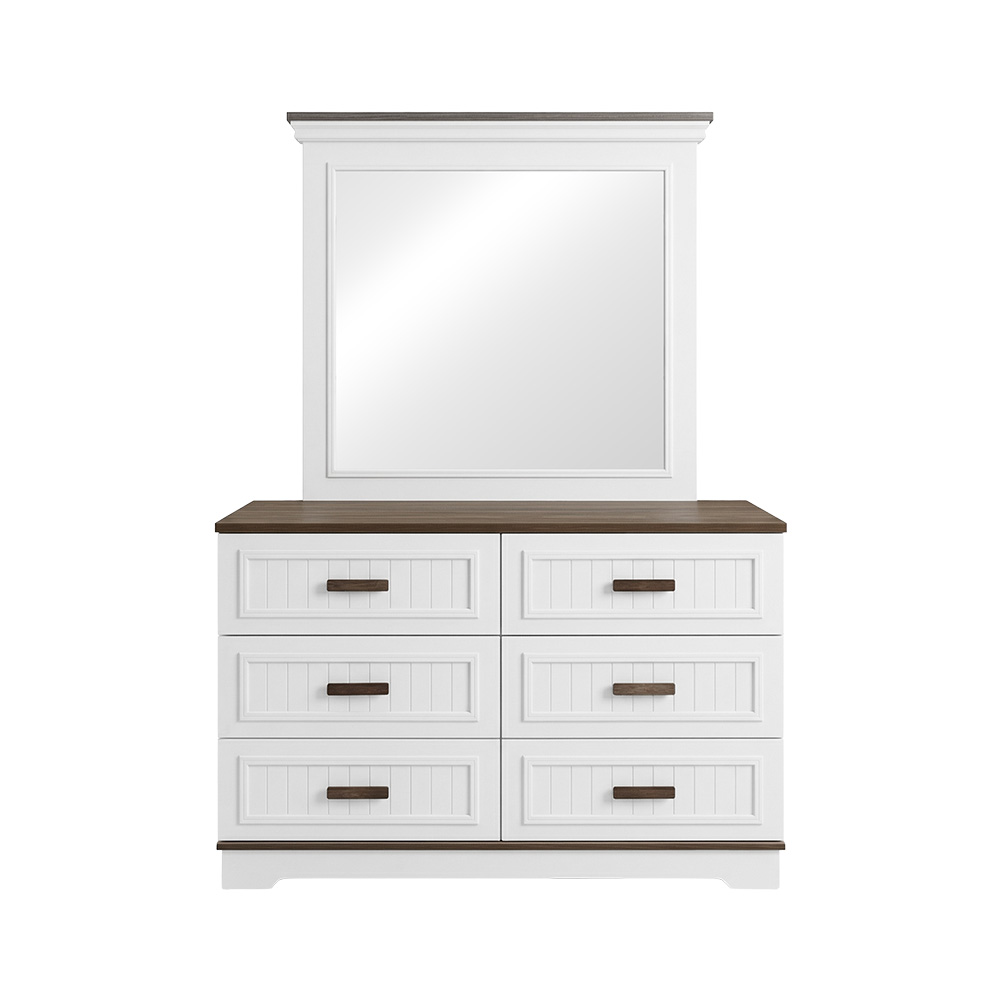 غرفة نوم متكاملة مودرن أبيض 