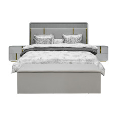 غرفة نوم متكاملة مودرن رمادي 