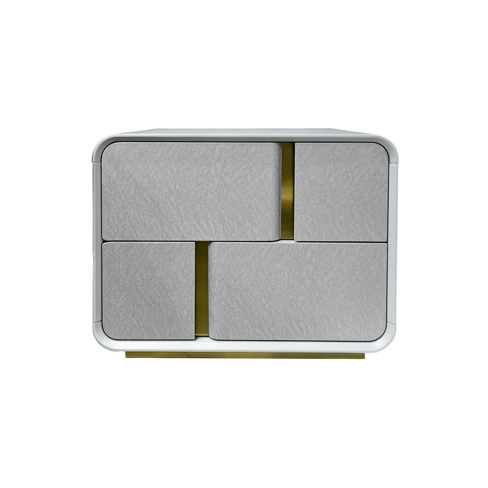 غرفة نوم متكاملة مودرن رمادي 