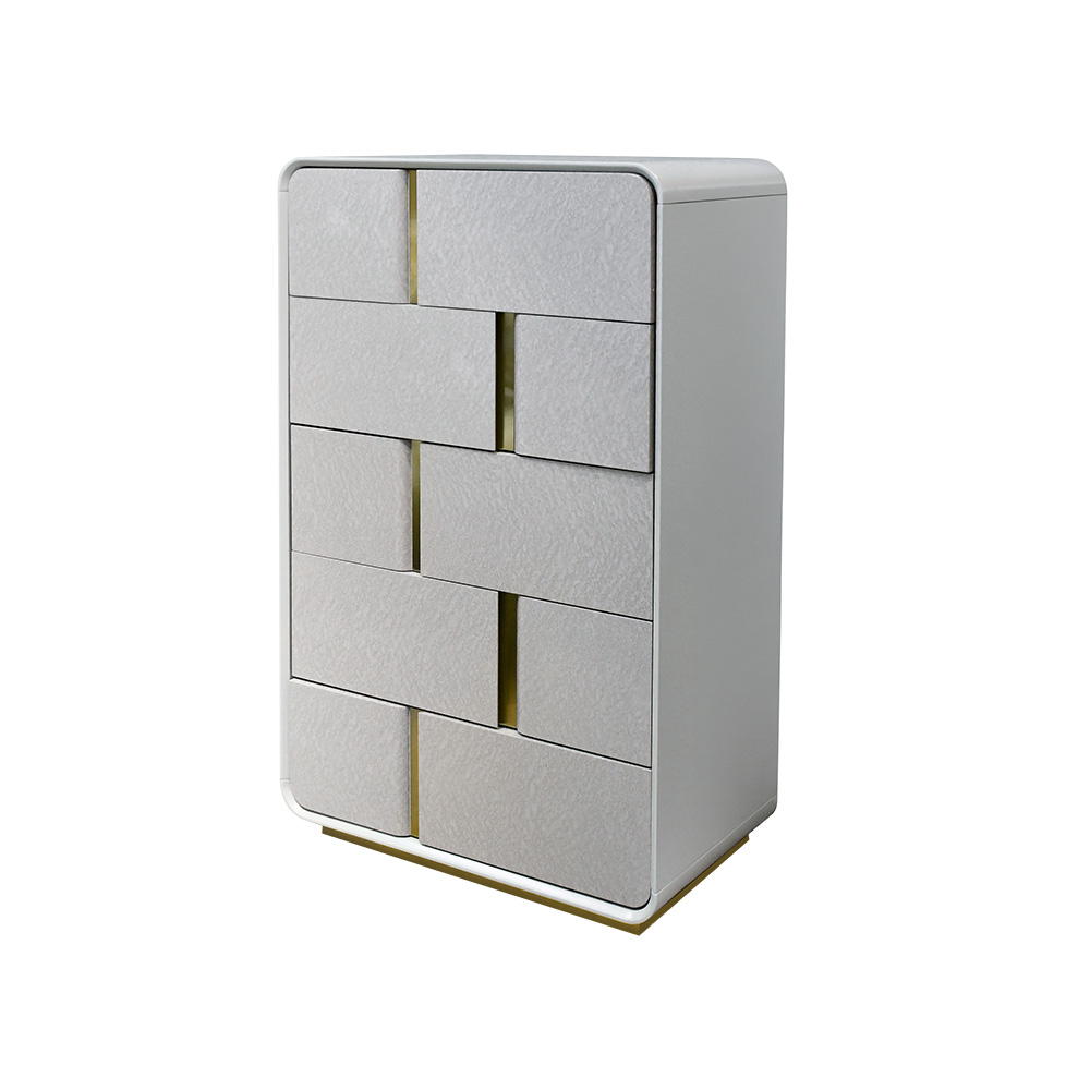 غرفة نوم متكاملة مودرن رمادي 