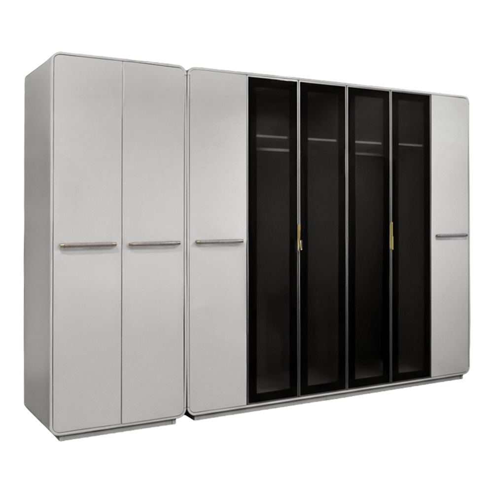 غرفة نوم متكاملة مودرن رمادي 