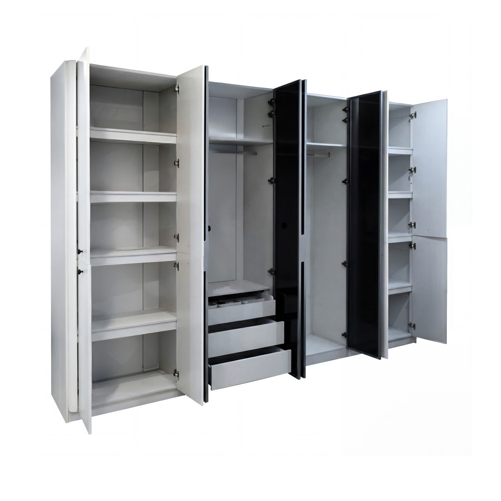 غرفة نوم متكاملة مودرن رمادي 