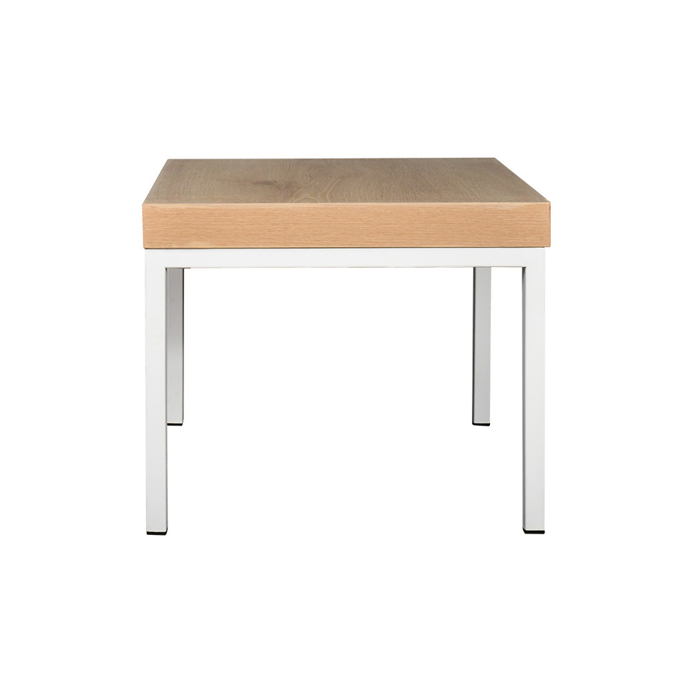 طاولة جانبية مربعة خشب مودرن 