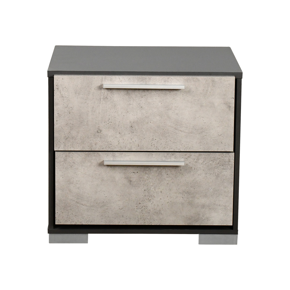 طاولة سرير جانبيه رمادي مودرن 