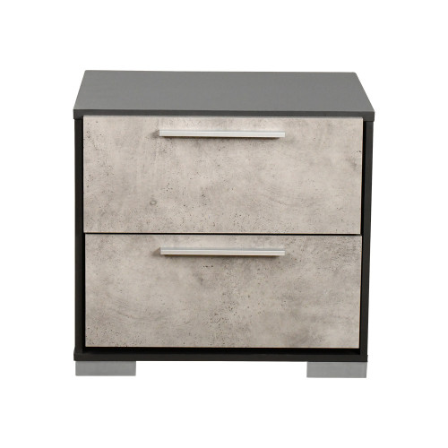 طاولة سرير جانبيه رمادي مودرن 