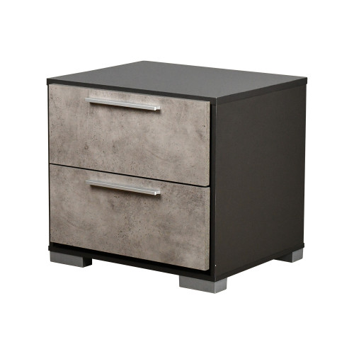 طاولة سرير جانبيه رمادي مودرن 