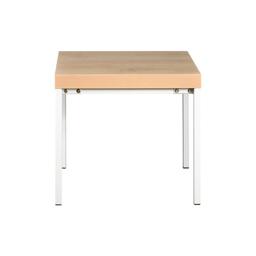 طاولة جانبية مربعة خشب مودرن 