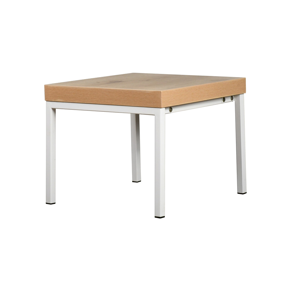 طاولة جانبية مربعة خشب مودرن 