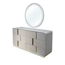 غرفة نوم متكاملة مودرن رمادي 