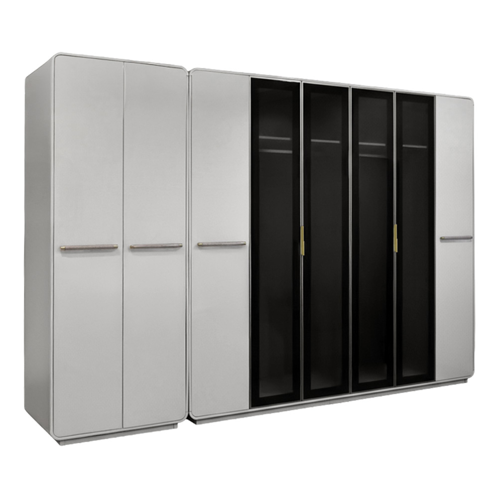 غرفة نوم متكاملة مودرن رمادي 