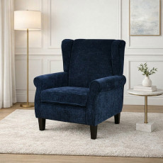 كرسي مفرد تصميم فخم كحلي 