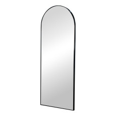مرآة ديكور حائط بإطار أسود 70×180 سم