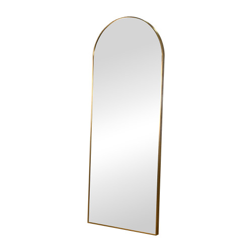 مرآة ديكور حائط بإطار ذهبي 70×180 سم