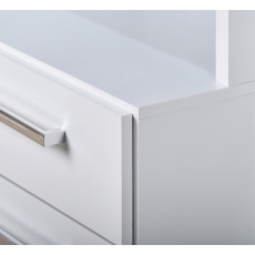 ظهر سرير مع طاولات جانبية مدمجة وأدراج تخزين ظهر سرير مع طاولات جانبية مدمجة وأدراج تخزين