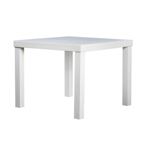 طاولة جانبية مربعة خشب مودرن 