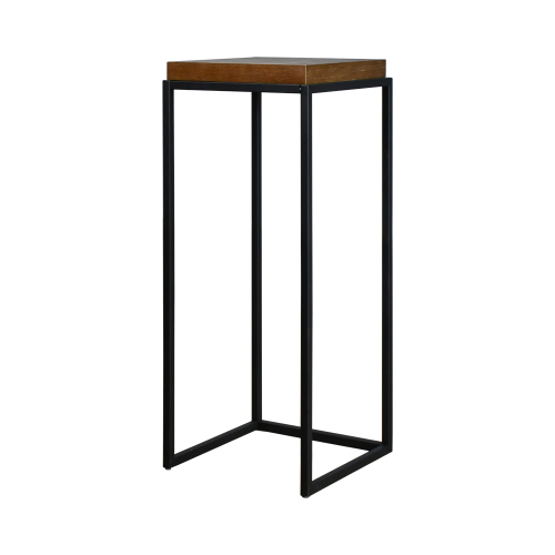 طاولة خدمة مفردة سطح خشبي 