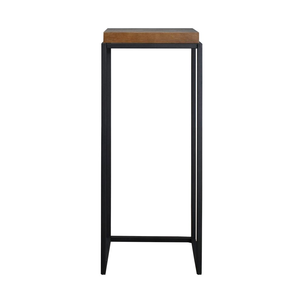 طاولة خدمة مفردة سطح خشبي 