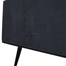 طقم طاولات خدمة أسود 2 قطعة