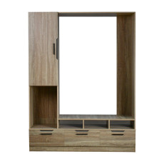 دولاب تخزين خشبي مودرن