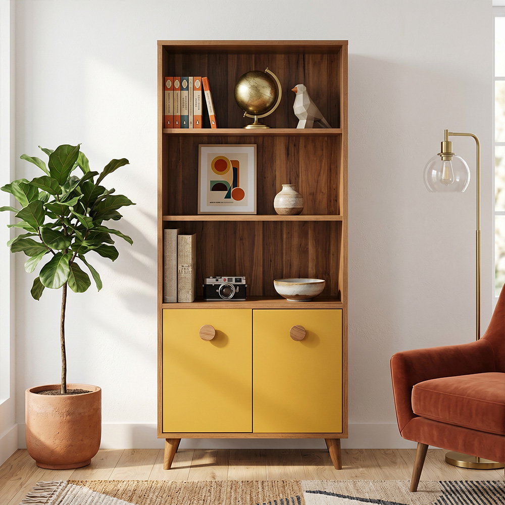 أرفف تنظيم خشبية مودرن 